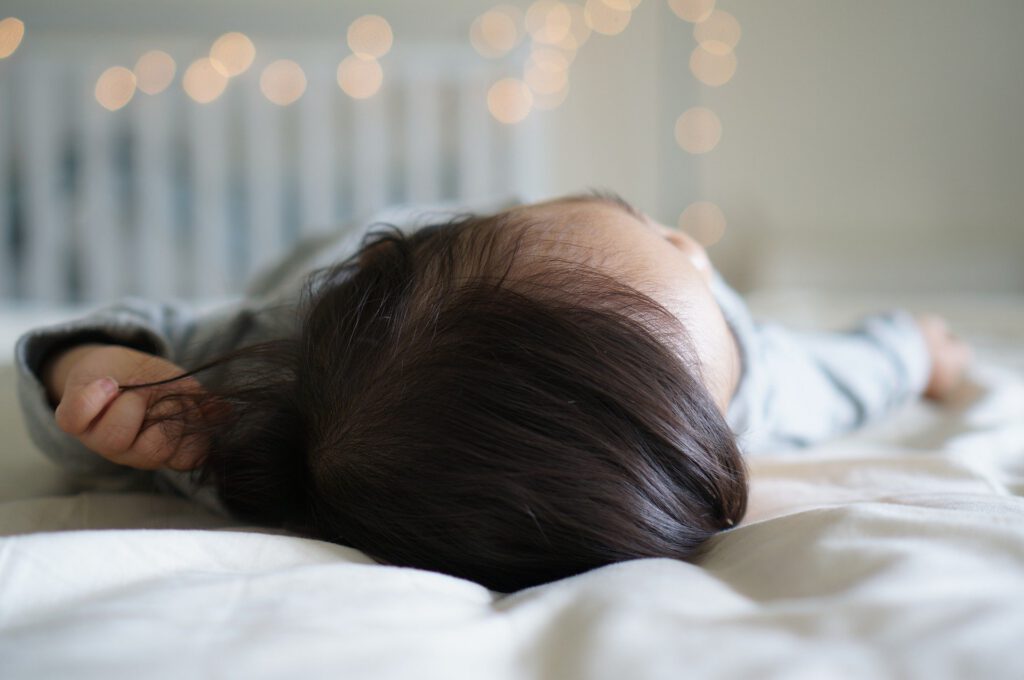 Photo: Baby in a crib