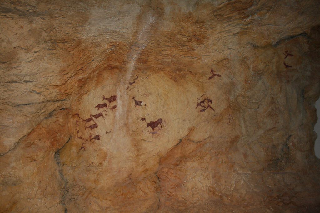 Photo: Cave paintings