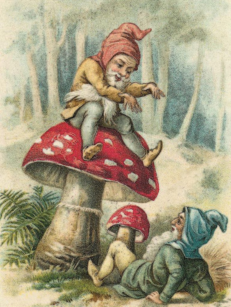 Illustration: Depiction of dwarves in European folklore