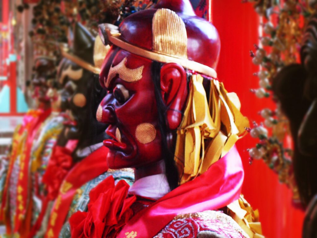 Photo: Taiwanese statues of demons