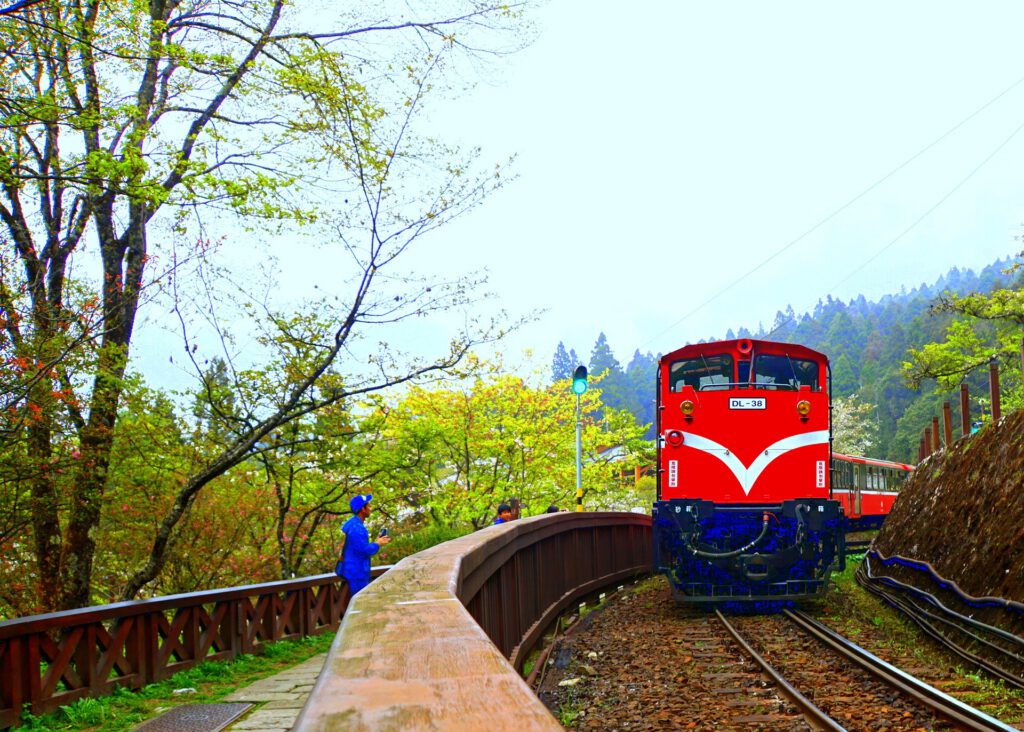 Photo: Mount Ali's famous "little" trains