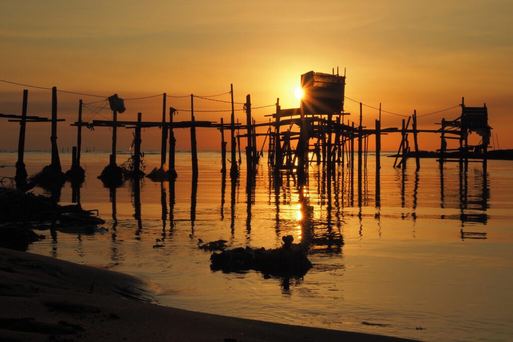 Photo: Sunset over the sea