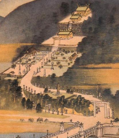 Painting of the Grand Shrine of Taiwan